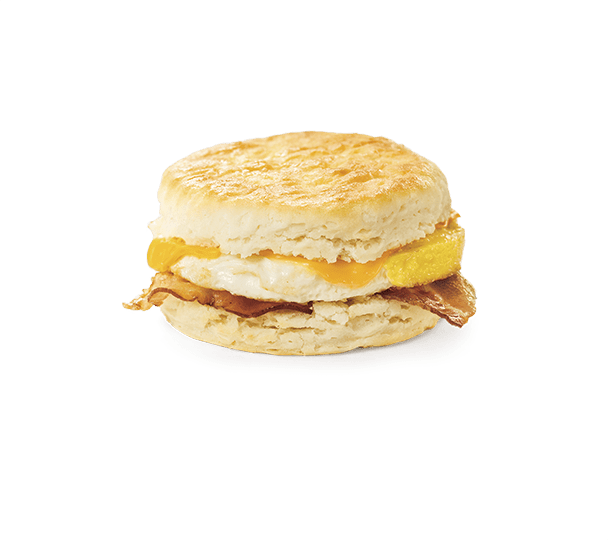 BREAKFAST 2 Biscuit Sandwich with Bacon