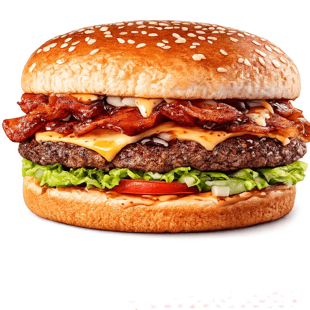 Sweet and Spicy Bacon Burger