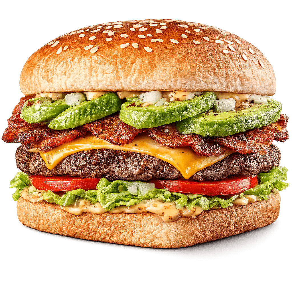 Drive-Thru 12 Avocado Bacon Burger