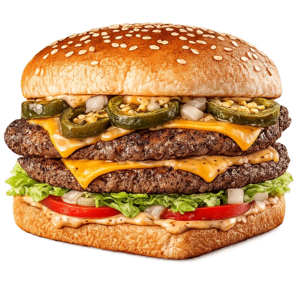 Drive-Thru 11 Jalapeño and Cheese Whataburger
