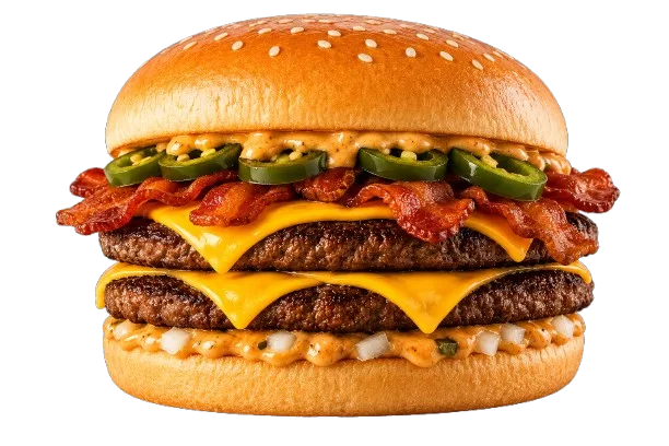 POPULAR 2 Bacon Blaze Jalapeño Double