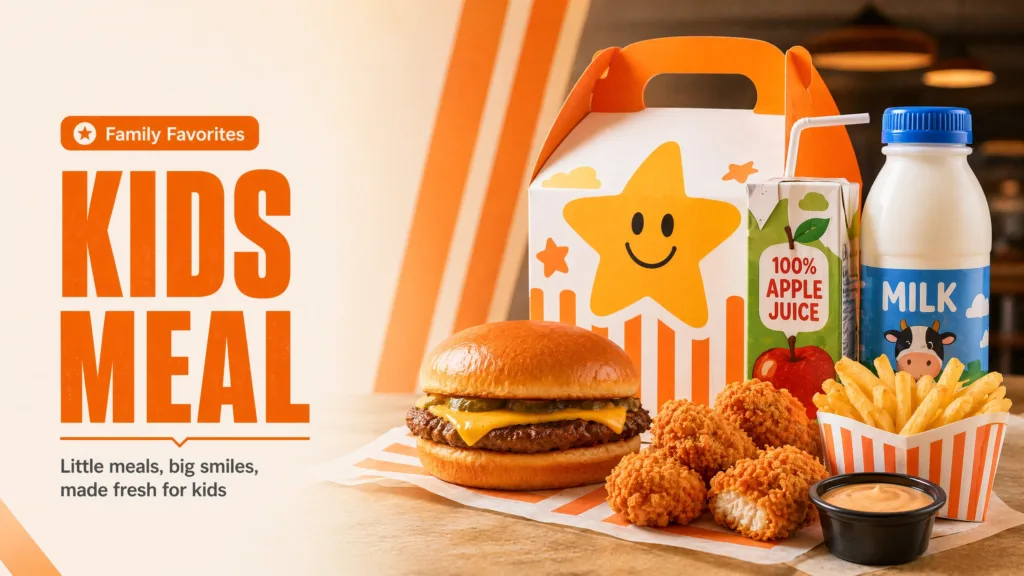 kids meal banner