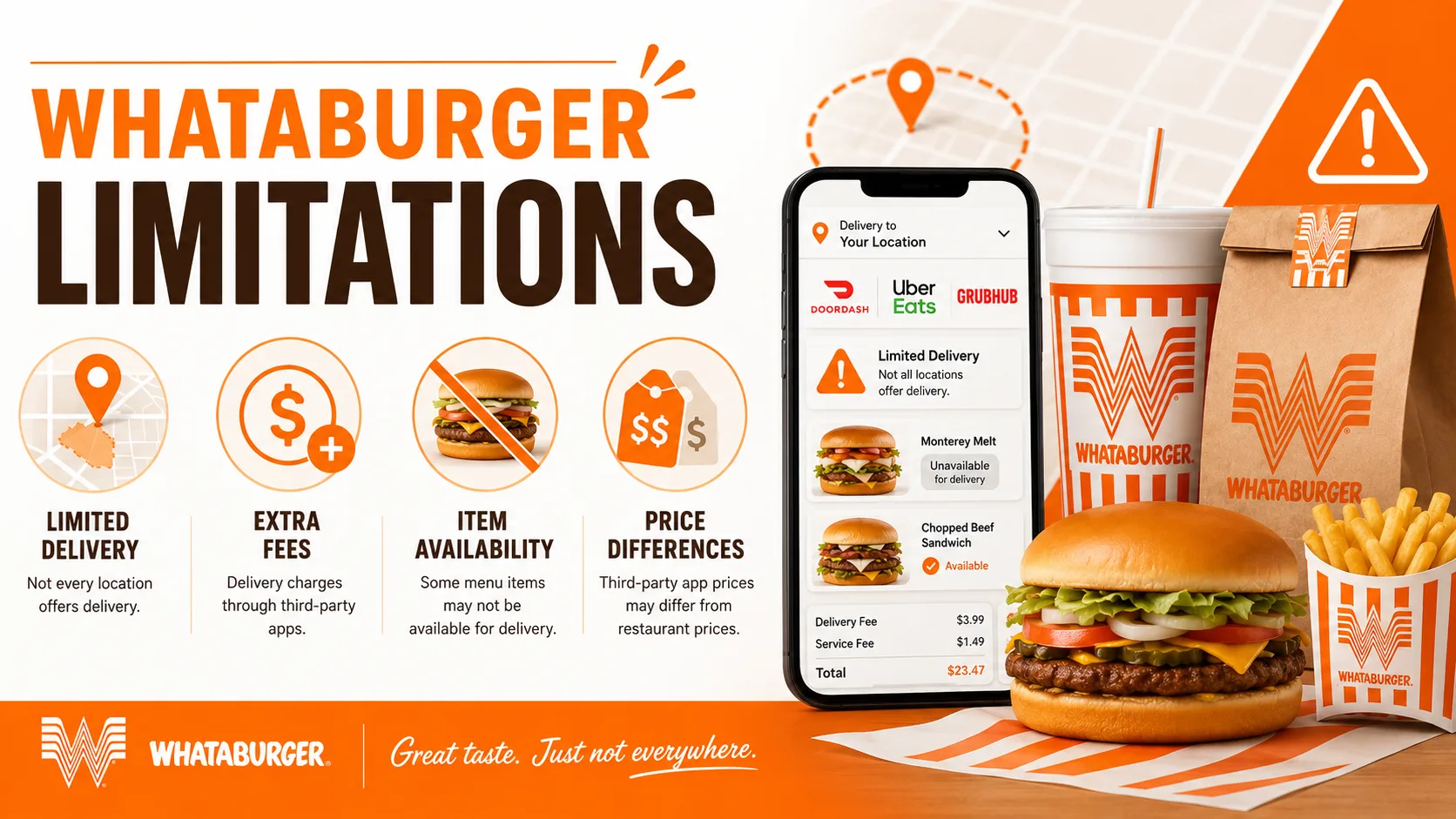 Whataburger Limitations