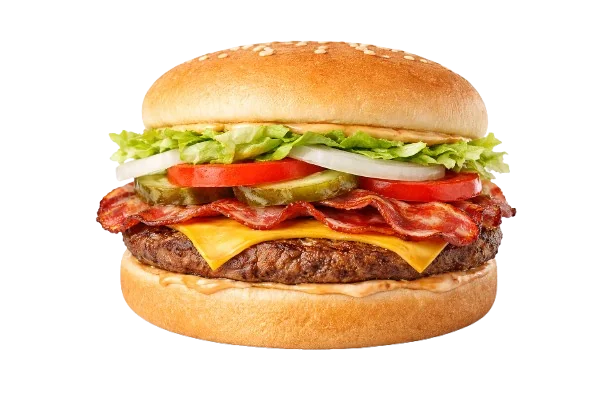 Whataburger Jr.® with Bacon & Cheese 1 Whataburger Jr. with Bacon and Cheese